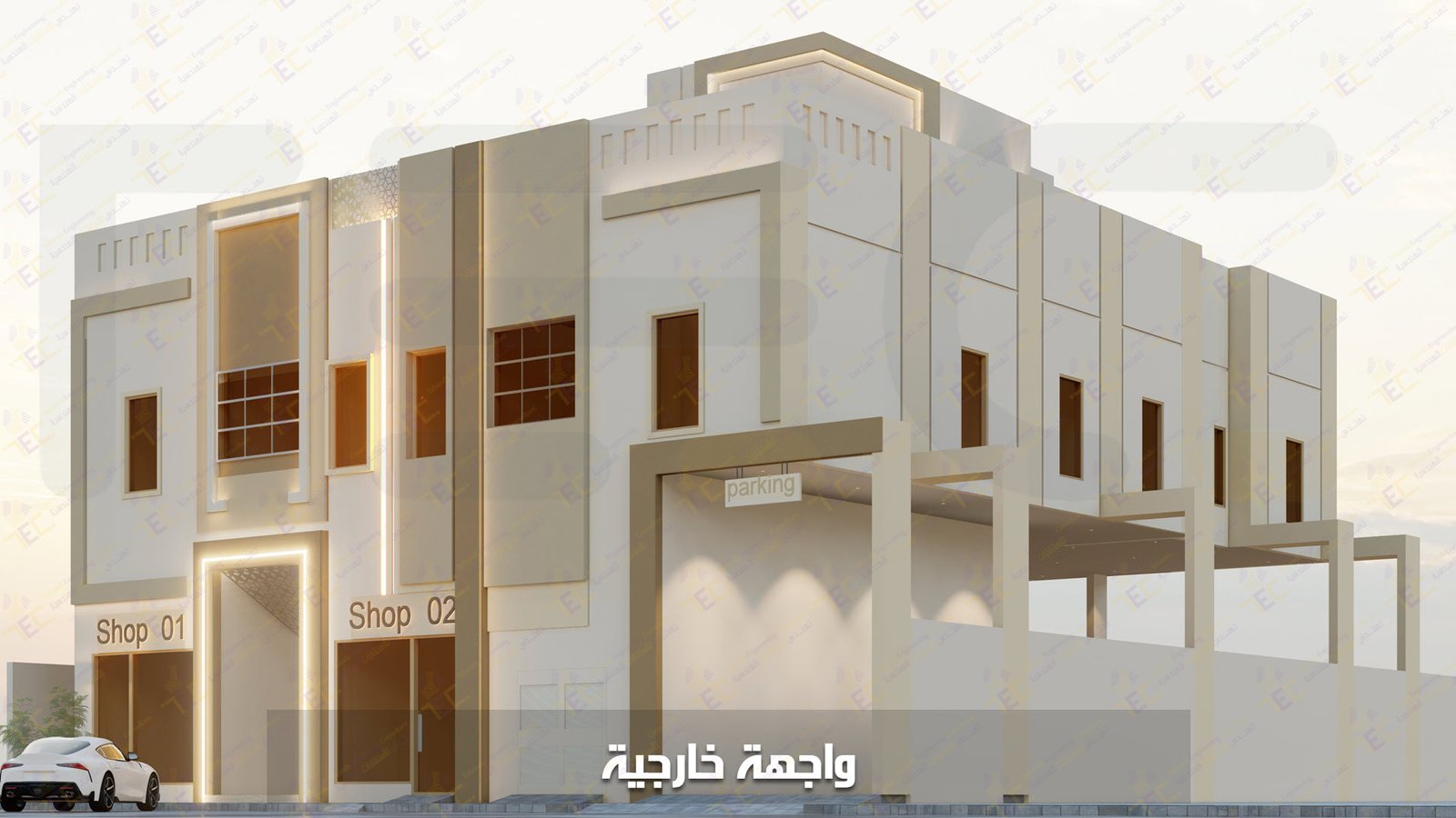 تهندس - تصميم واجهه خارجية (5)