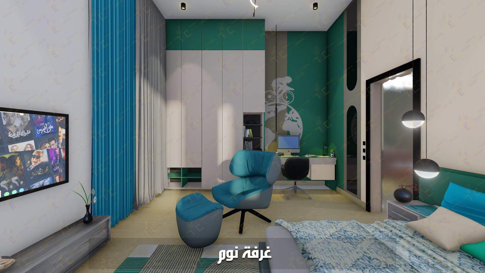 تهندس - غرفة نوم (2)